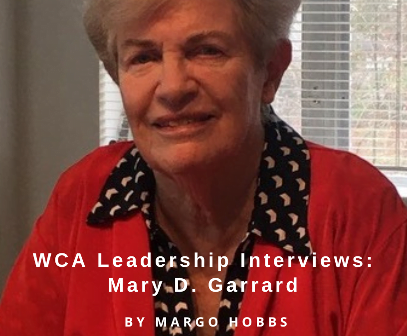 WCA 50th Anniversary Interviews: Mary D. Garrard by Margo Hobbs