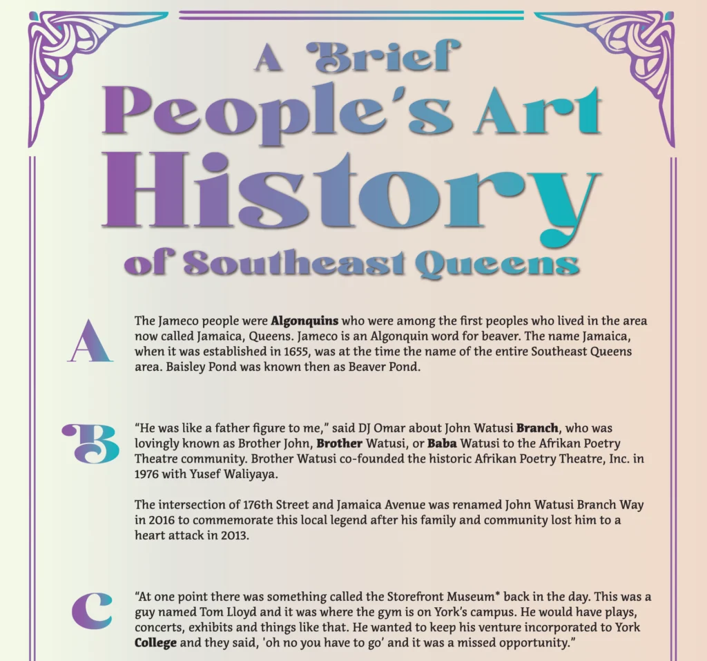  A Brief People's Art History of Southeast Queens by Damali Abrams