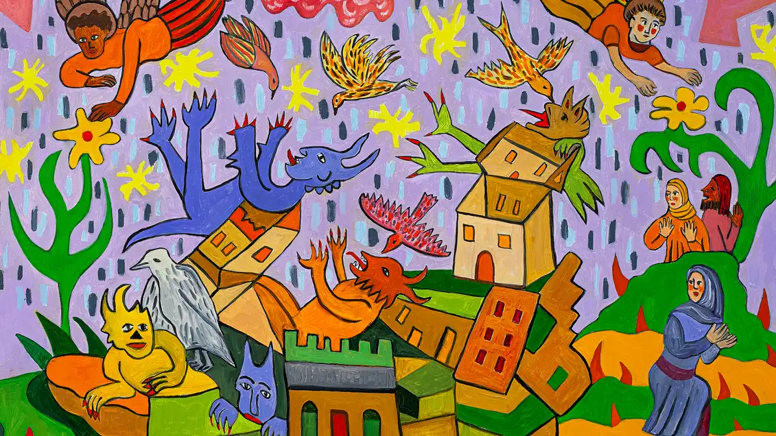 Susan Bee Painting